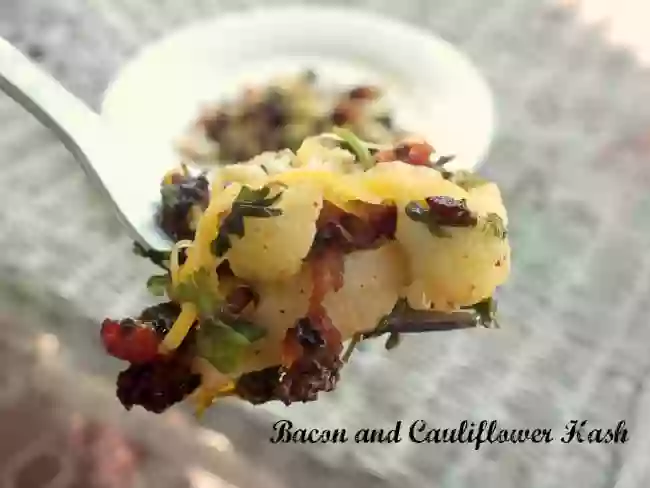 Bacon and Cauliflower hash