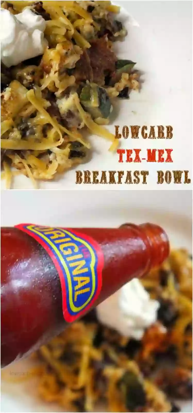 This Tex-Mex Breakfast Bowl is the perfect low carb breakfast recipe! Lowcarb-ology.com