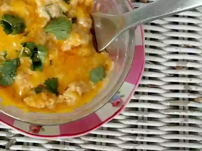 Creamy chicken enchilada casserole