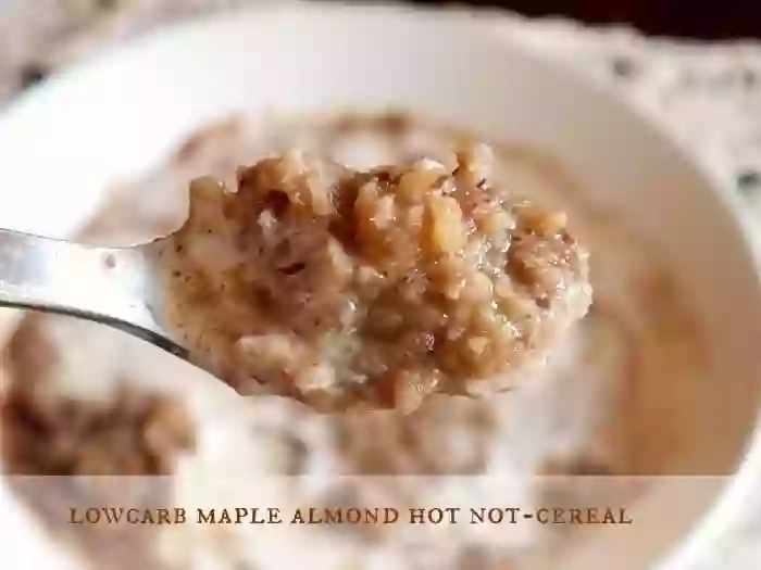 low-carb maple almond hot cereal | lowcarb-ology.c.om