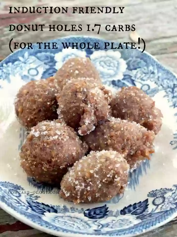 Easy, Induction Friendly, Low Carb Donut Holes | lowcarb-ology.com