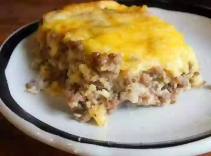 Low Carb Cheeseburger Casserole