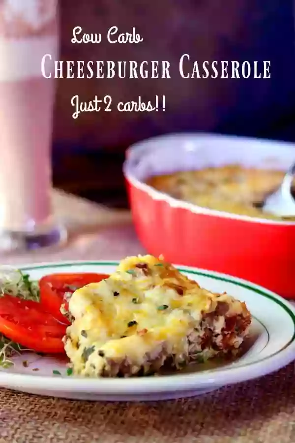 Easy Low Carb Cheeseburger Casserole Has All Your Favorite Fast Food Flavors but Just 2 Carbs! 