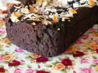 low-carb chocolate pound cake with coconut|lowcarb-ology.com
