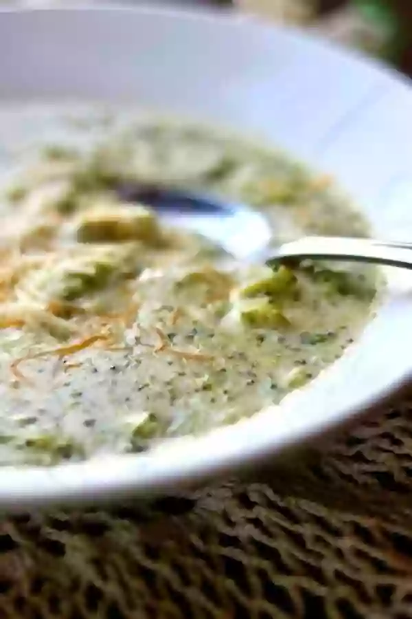 Low carb cream of broccoli soup is quick and easy comfort food. From lowcarb-ology.com