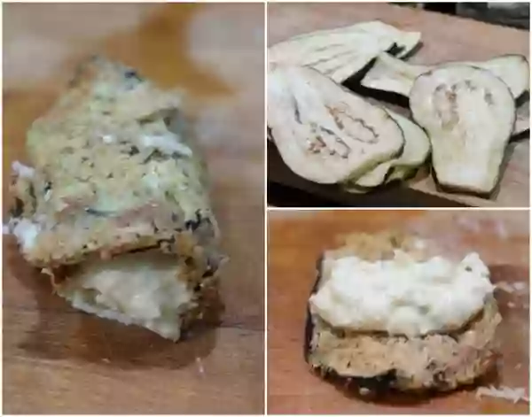 Here are the steps to making the eggplant rolls in the eggplant rollatini recipe - restlesschipotle.com