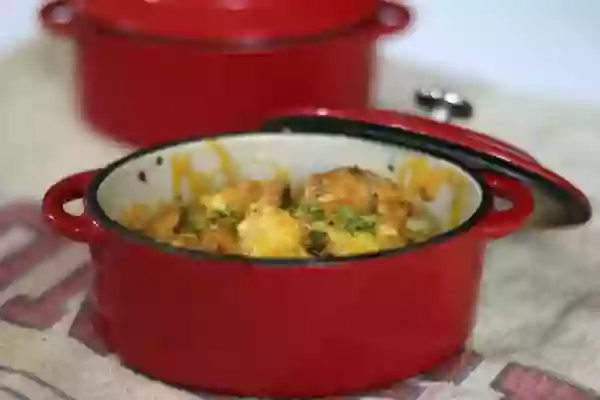 Low carb ranch chicken casserole is perfect comfort food. From Lowcarb-ology.com