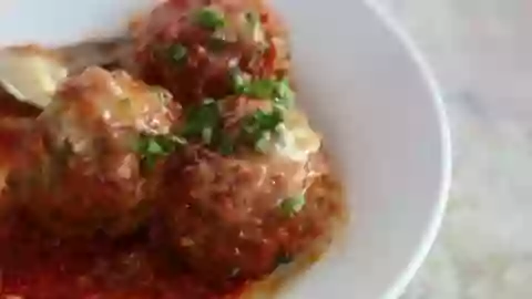 Low carb meatballs are tender and juicy. So good! From lowcarb-ology.com