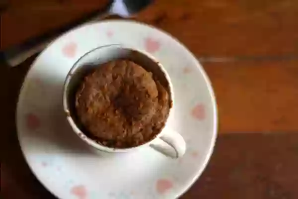 Low Carb Gingerbread Mug Cake
