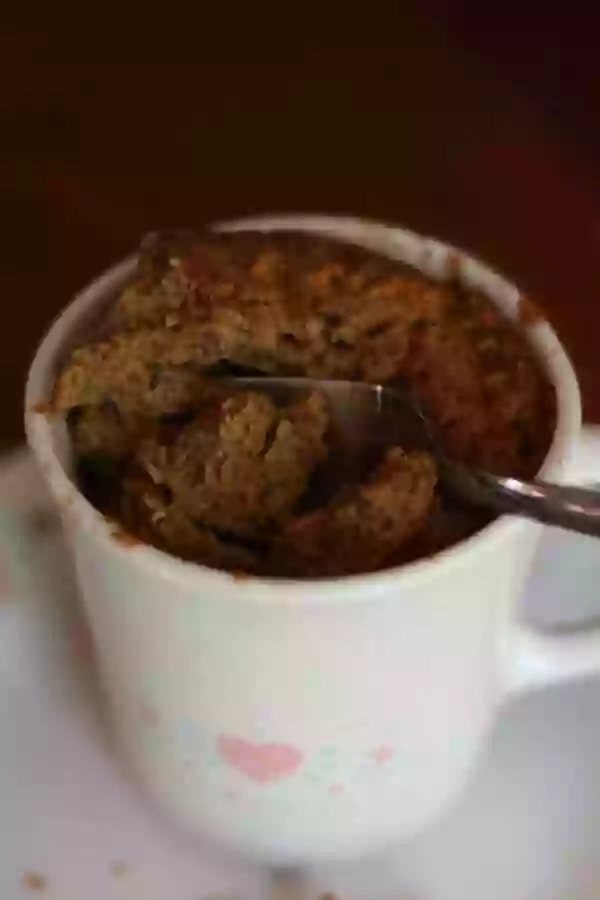 The texture of this low carb, spicy gingerbread mug cake is light and tender -- not at all dry. From lowcarb-ology.com