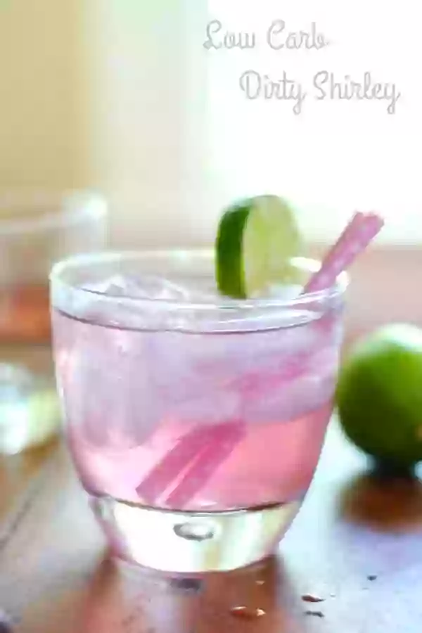 This low-carb Dirty Shirley is the adult version of your favorite childhood drink but without the carbs! From Lowcarb-ology.com