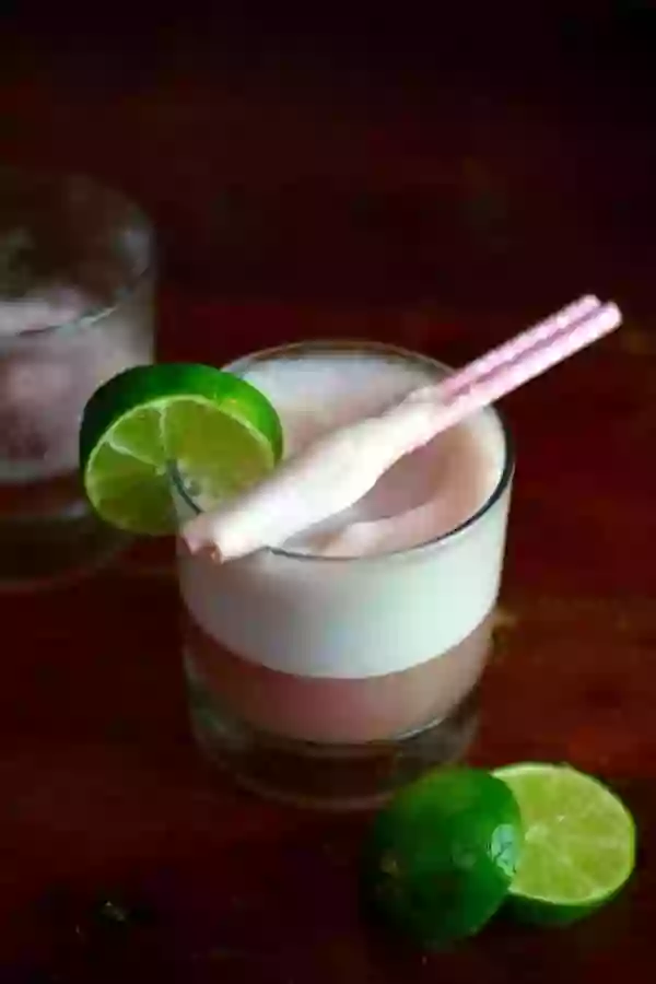 Low carb cherry gin fizz is an update on the classic Ramos Fizz. From Lowcarb-ology.com