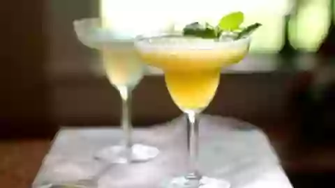 A low carb cocktail, this Tropical Margarita Slush is cold and refreshing! From Lowcarb-ology.com