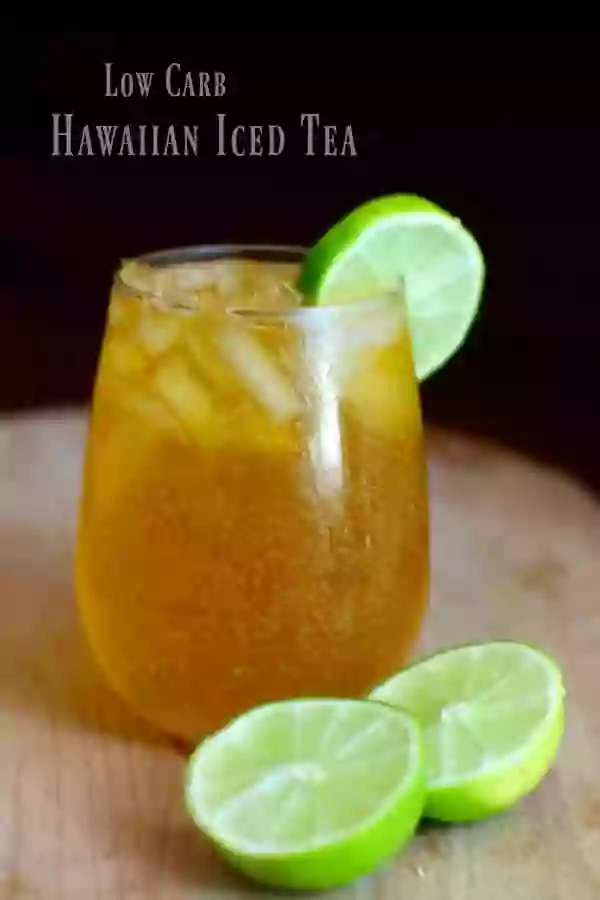 This Hawaiian Iced Tea cocktail has 0 carbs. Pineapple, coconut, and orange flavors make it refreshing. From Lowcarb-ology.com