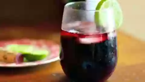 This low carb red sangria recipe is about to be your favorite! Just 3 carbs per 8 ounce glass. From lowcarb-ology.com