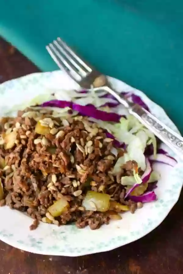 Asian beef salad has just 7.4 carbs. Lowcarb-ology.com