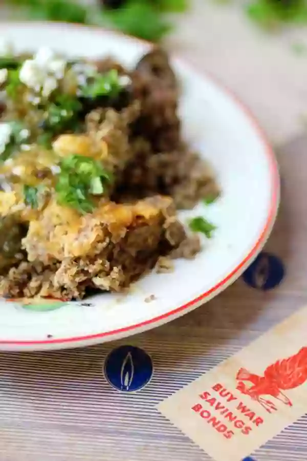 Easy tamale pie has just 4.5 net carbs. From lowcarb-ology.com