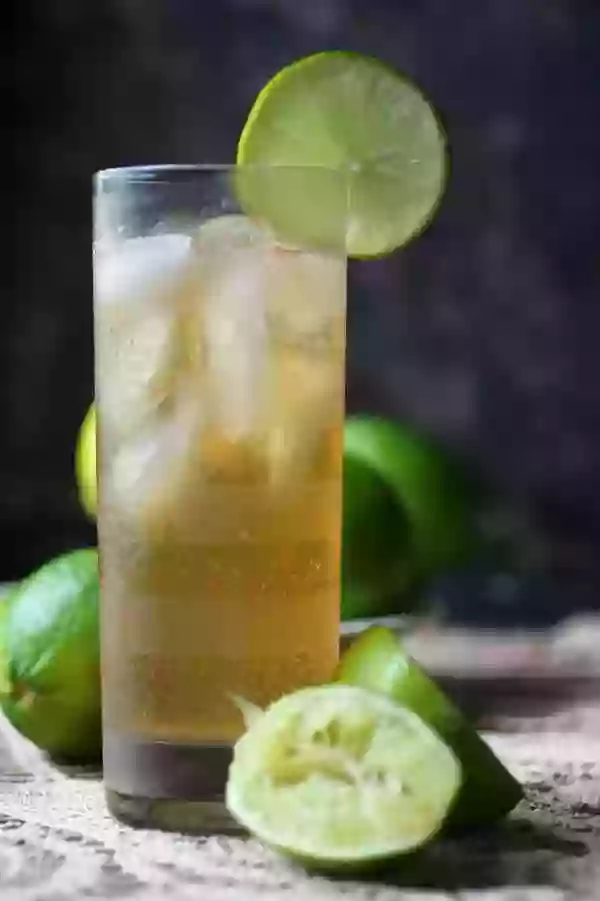 Dark and Stormy cocktail is easy and SO good. From Lowcarb-ology.com
