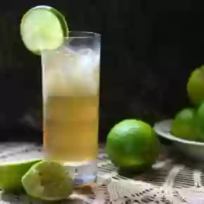Dark and stormy cocktail is so easy! Ginger and rum flavors. From Lowcarb-ology.com