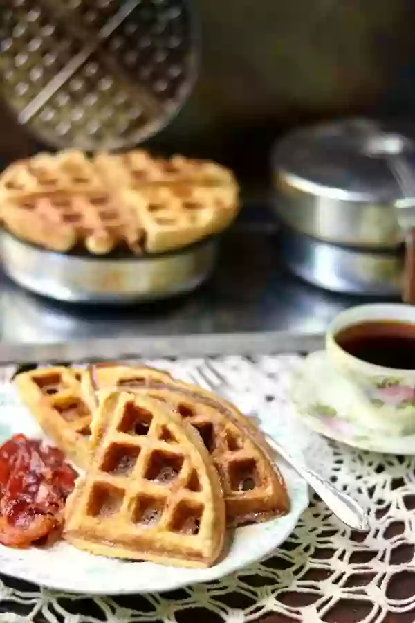 This low carb waffles recipe makes unbelievably crisp and light waffles in just a few minutes! From Lowcarb-ology.com