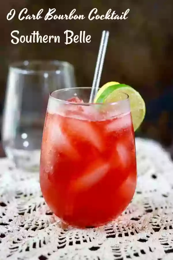 This summer bourbon cocktail recipe is light and refreshing, sweet and tangy, and perfect for long summer afternoons! Just 130 calories and 0 carbs! Lowcarb-ology.com