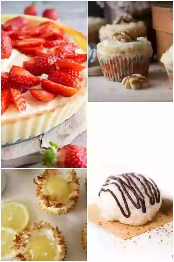 Collage of Low Carb Easter Recipes for Desserts