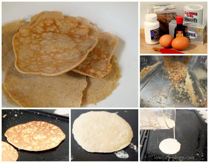 low carb pancakes steps to make | lowcarb-ology.com
