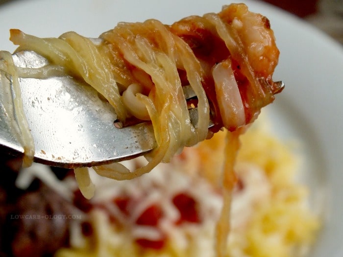 Spaghetti Squash on a Fork | Lowcarb-ology.com