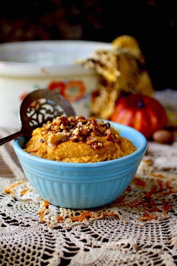Low carb sweet potato mash is quick and easy.. tastes just like sweet potatoes! From Lowcarb-ology.com