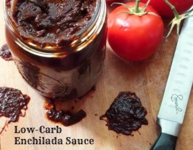 Easy low-carb enchilada sauce is made from dried chiles- no stale seasoning powders here. Adds a ton of flavor without the carbs. Lowcarb-ology.com