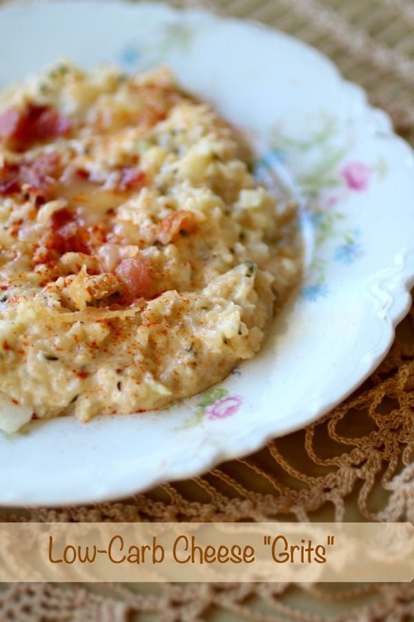 Low Carb Cheese "Grits" Are Gooey, Souther Comfort Food but With Under 5 Carbs per Serving. Lowcarb-ology.com
