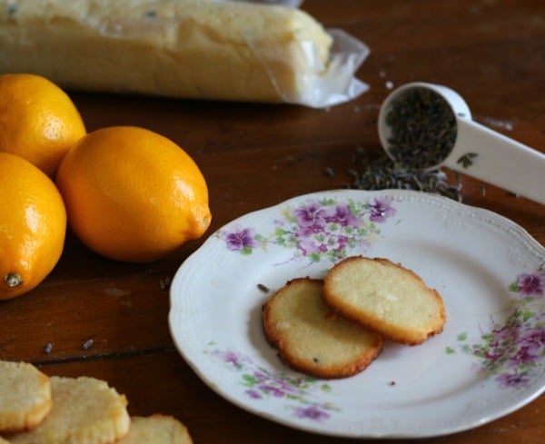 Low carb lavender lemon cookies are perfect with a cup of tea. From lowcarb-ology.com