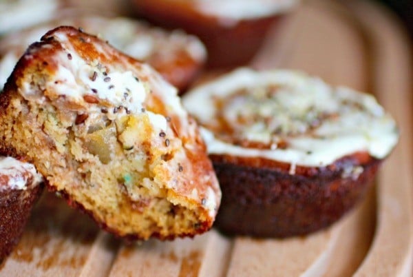 Easy, low carb apple fritter muffins are a great breakfast or afternoon treat! From lowcarb-ology.com
