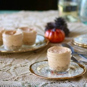 No bake pumpkin cheesecake, low carb and GF from lowcarb-ology.com