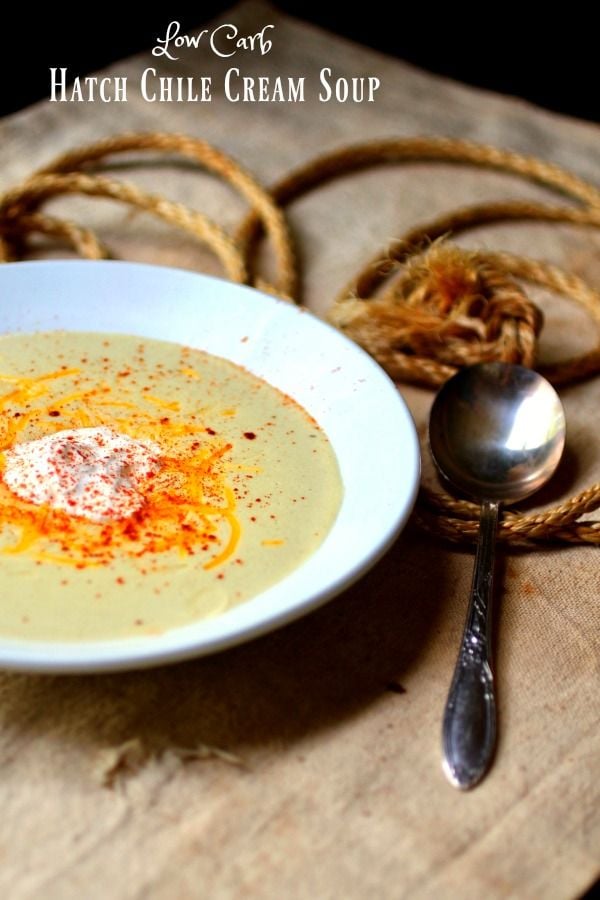 Low Carb Hatch Chile Cream Soup With Just 3.2 Net Carbs. From Restlesschipotle.com