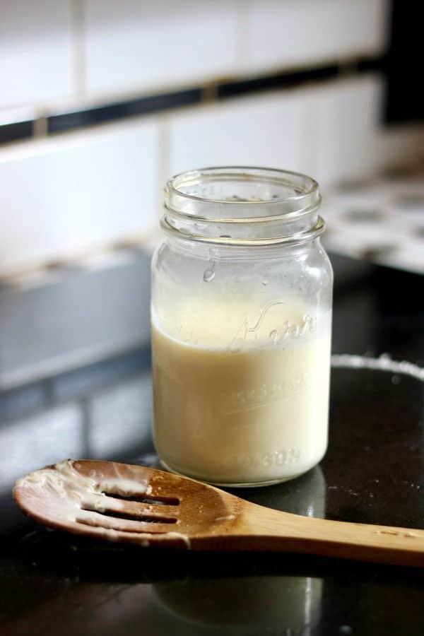 Easy homemade Alfredo sauce recipe has just 1.4 carbs per serving. From Lowcarb-ology.com
