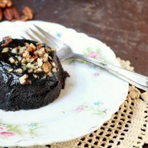 Quick and easy this low carb Coca Cola mug cake is fudgy perfection! From lowcarb-ology.com