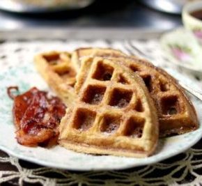 Yummy low carb waffles recipe is made with almond flour. Gluten free and just 4 net carbs. from Lowcarb-ology.com