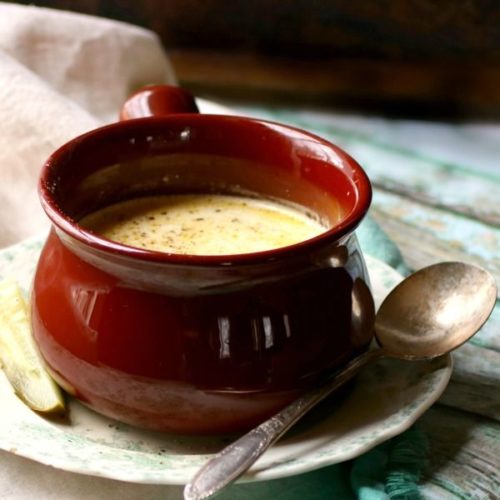 Keto Dill Pickle Soup Recipe Lowcarbology