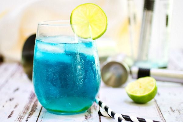 Feature image of blue lagoon cocktail